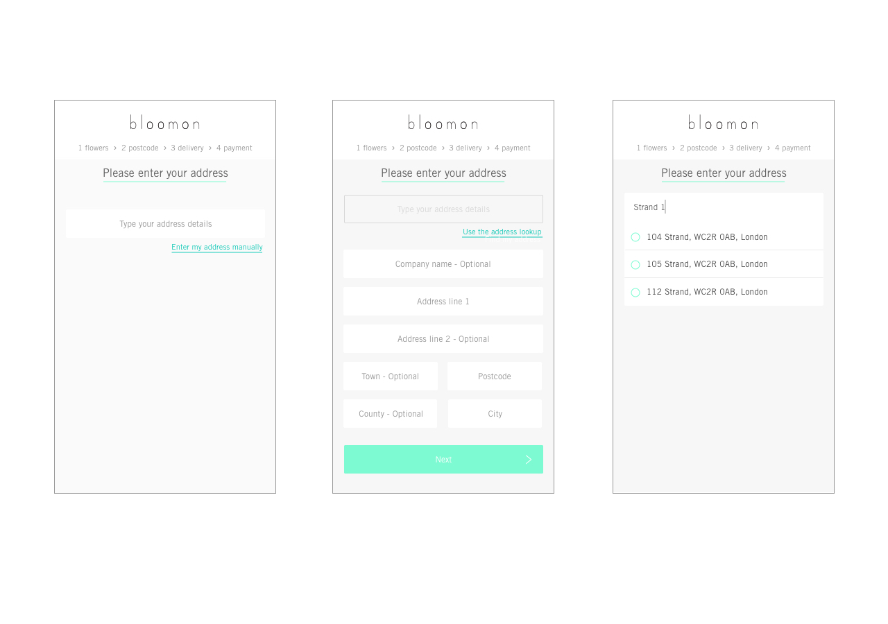 First address lookup concept explored for bloomon